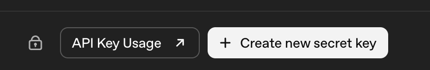 Create Key Button